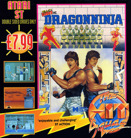 Bad Dudes vs. Dragonninja box art for Atari ST